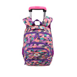 Pack Mochila Infantil 6 Ruedas 30L Capibag + Lápices de Óleo 120 Colores Brutfuner