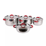 Bateria Acero Inoxidable 8 Piezas Arte Andino