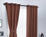 Combo Cortinas Emilia 8 Piezas Doral