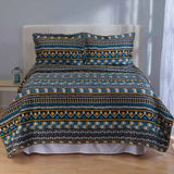 Colcha Estampada Glifos King Velutti