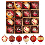 Set de Adornos Navideños de 16 Piezas
