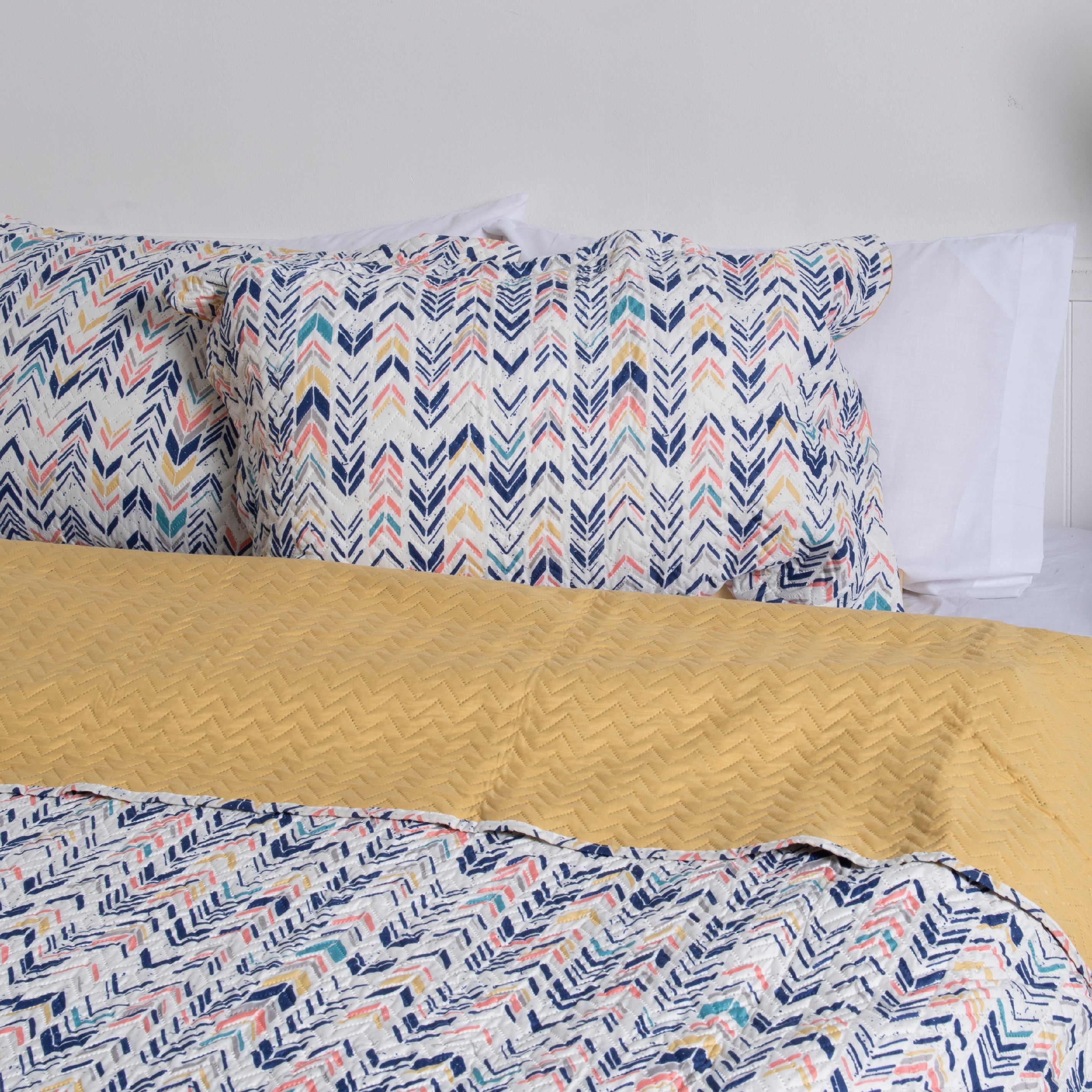 Quilt Microfibra Estampado 2 Plazas