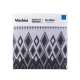 Juego de Sábanas Estampadas 144 Hilos 2 Plazas Mashini