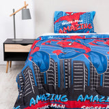 Plumón 1.5 Plazas Spiderman Azul