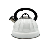 Tetera de Acero Inoxidable Bari - 3L Blanca