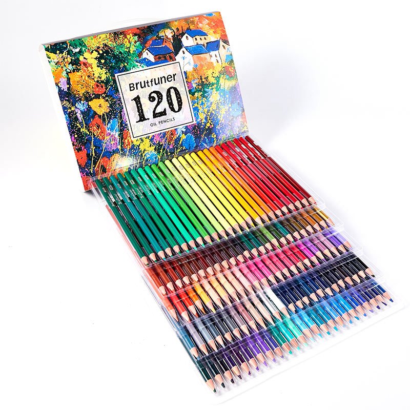 Set 120 Lápices Colores Óleo