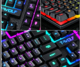 Teclado Gamer LED T-Wolf T-20 QWERTY