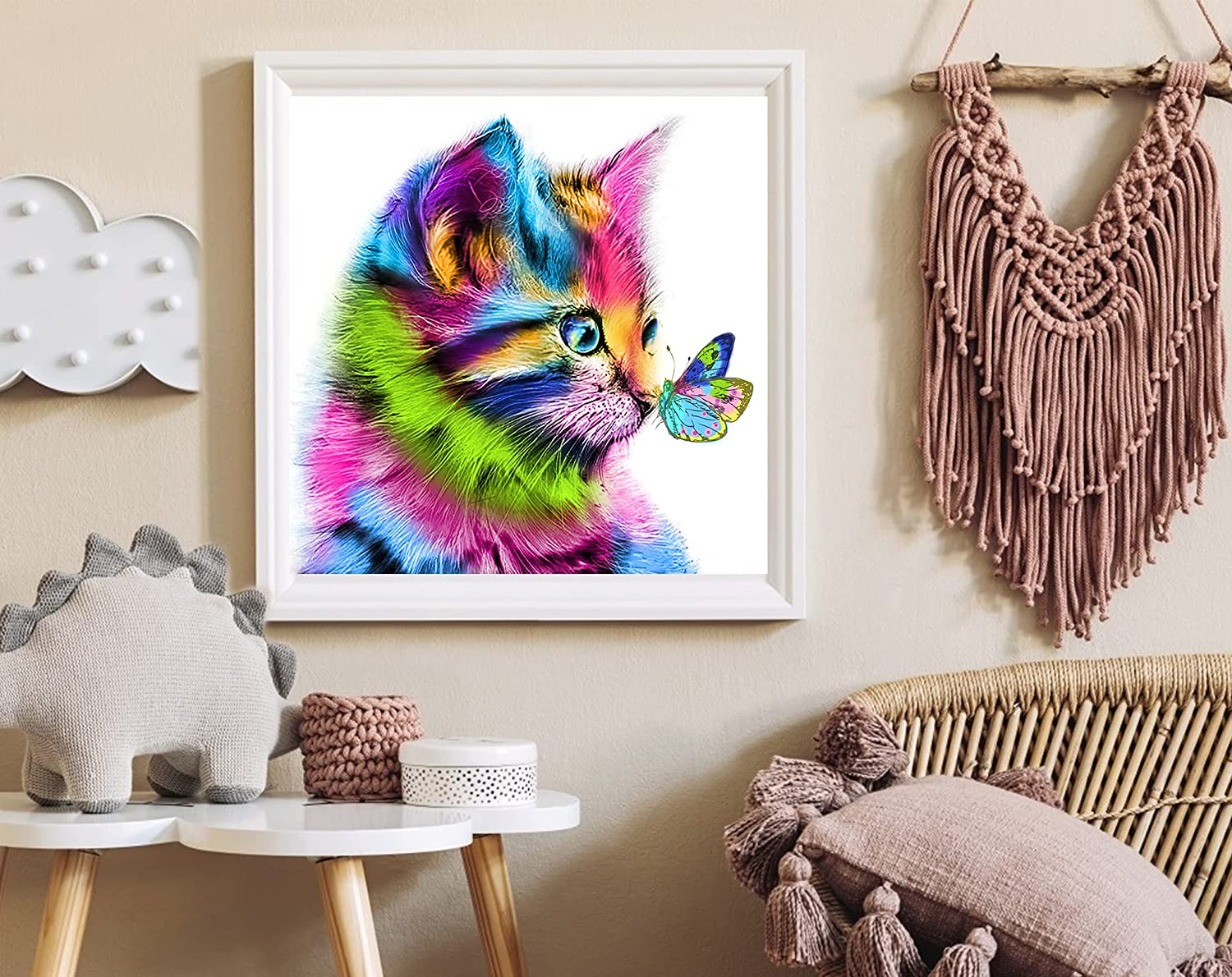 Pintura De Diamante 3D Multicolor Perro